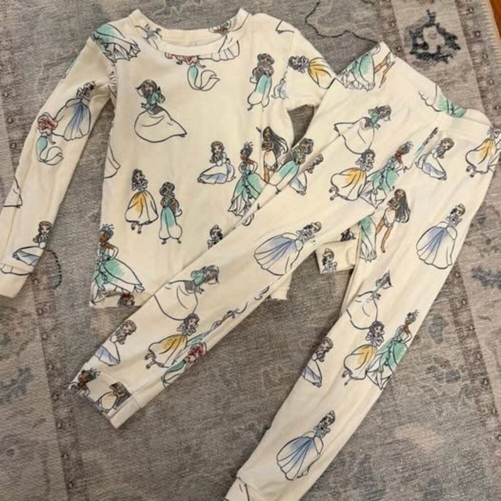 Baby gap organic cotton Disney princess pajama